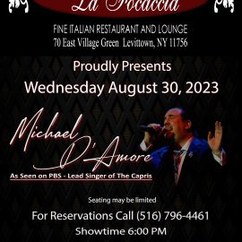 Michael D’Amore returns to La Focaccia in Levittown NY