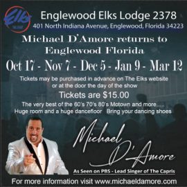 Michael D’Amore returns to The Englewood Elks