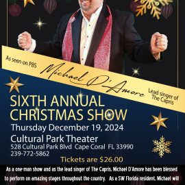 6th Annual Michael D’Amore Christmas Show at The Cultural Park Theater