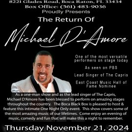Michael D’Amore returns to Boca Raton
