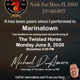 Michael D’Amore debuts at The Twisted Horse